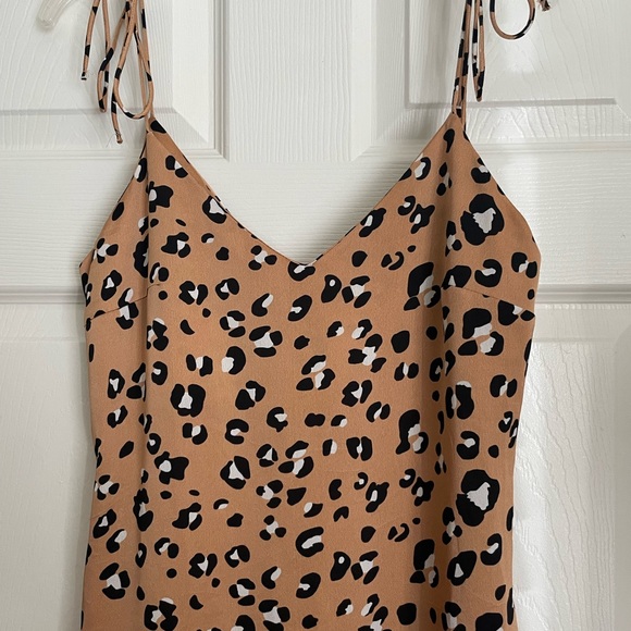 Cheetah Maxi Silk Forever21 Dress - Picture 4 of 5